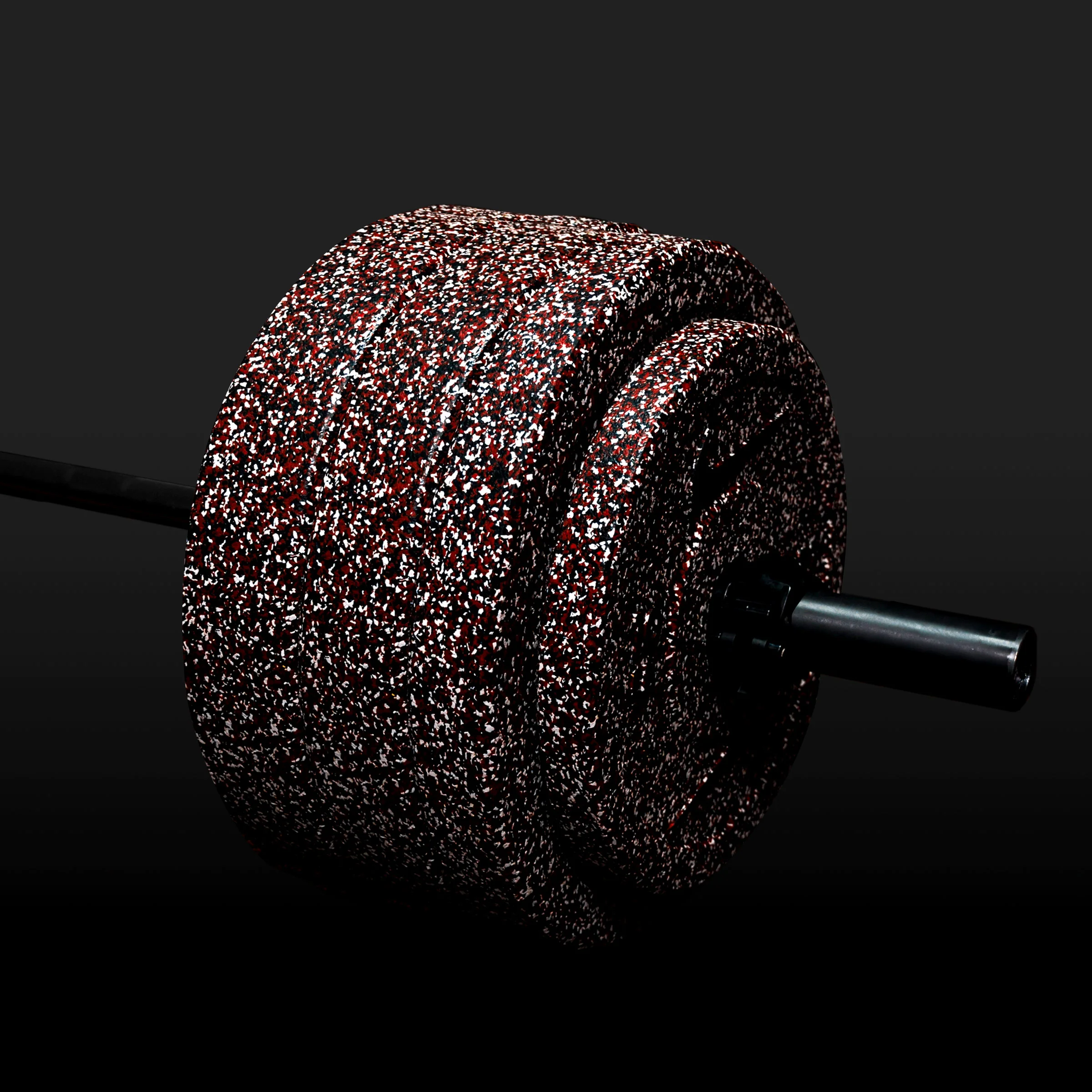 Nike Barbell and 'Bred' Grind Plate Set - Image 6